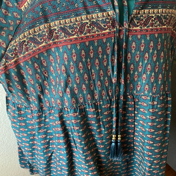 Never Worn! VENUS BOHO blouse. Size XXL the colors are gorgeous! - Picture 2 of 6